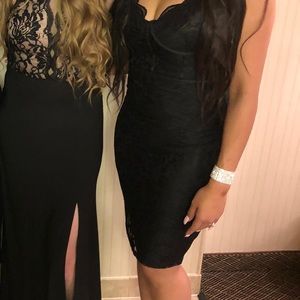Charlotte Russe black bodycon dress